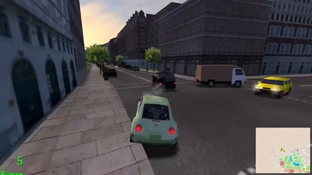 Midtown Madness 2 | VW New Beetle | Morning Cruise in London & SF смотреть онлайн