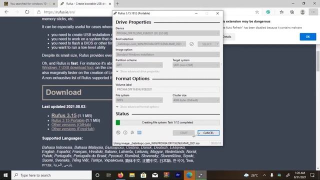 How To Create A Bootable ISO Image Using Rufus In Windows 10/11 смотреть онлайн