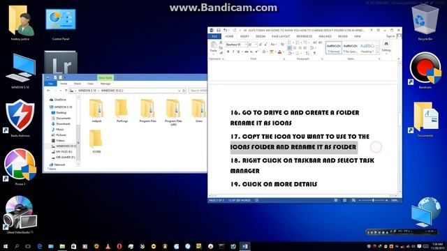 HOW TO CHANGE WINDOWS 10 DEFAULT FOLDER ICON смотреть онлайн