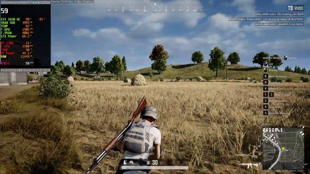PUBG Erangel TEST - GTX 1650 4GB - Ryzen 7 1700 - 1080p - benchmark смотреть онлайн