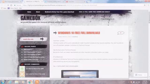 Download windows 10 with highly compressed in 50 MB with key || download windows 10 смотреть онлайн