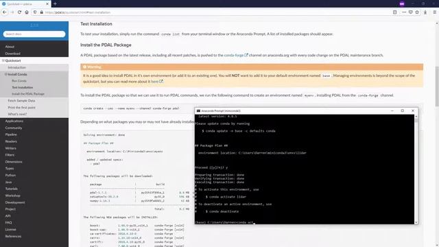 Installing PDAL смотреть онлайн