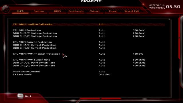 Gigabyte X99-Ultra Gaming Motherboard BIOS Overview