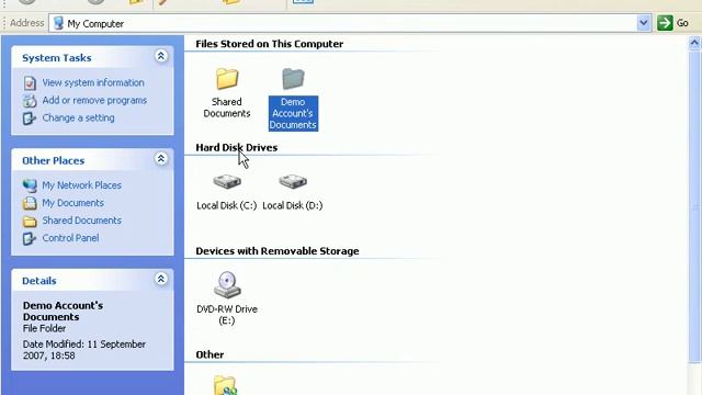 Advanced Features In Windows XP - The My Computer Icon In Windows смотреть онлайн