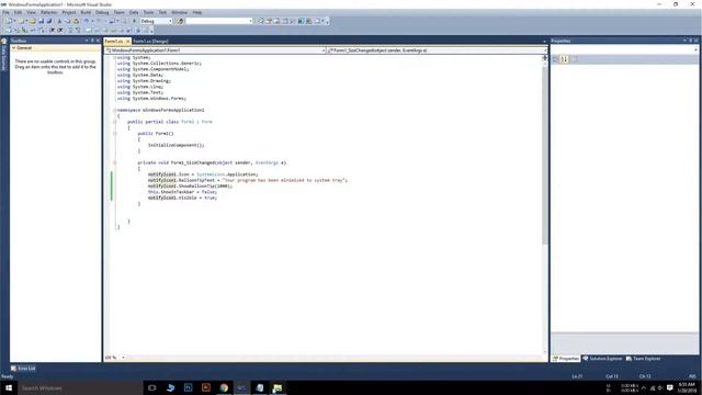 C# How to minimize and restore a Windows Form Application into system tray смотреть онлайн