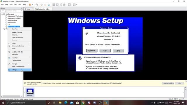 Windows 3.1 Installation Tutorial For VMware || VMwareops