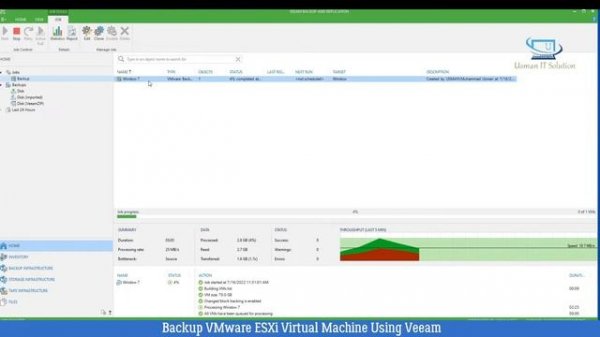 How To Backup VMware ESXi Virtual Machine From Veeam Backup | Usman IT Solution |