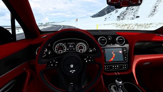 BENTLEY BENTAYGA WITH RED INTERIOR - DRIVING IN ICELAND IN ETS 2 GAMEPLAY смотреть онлайн