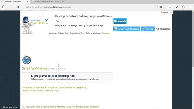 Instalar el buscador de Safari en windows 10 pro смотреть онлайн