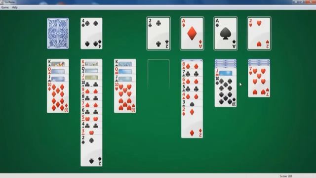 (Windows 7): Highest Score in Microsoft Solitaire - 745! *HD* Video 3 смотреть онлайн