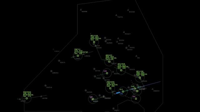 Moscow Sheremetyevo int'l airport SVO UUEE | Endless ATC timelapse смотреть онлайн