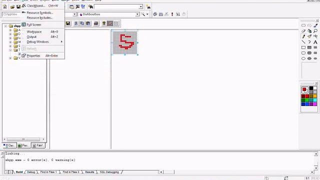 drawing custom toolbar and code to display a message box by clicking on it.wmv смотреть онлайн