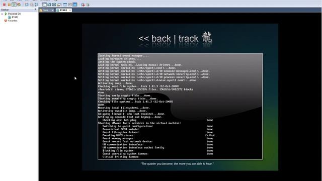 Backtrack 4 VM Ware i Windows 7 смотреть онлайн