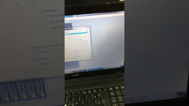 Configuração da conexão da Yamaha 01V96 com a PC. смотреть онлайн