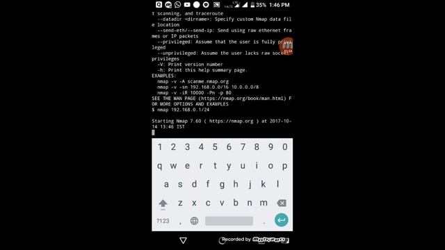 Install Nmap on any android device... смотреть онлайн