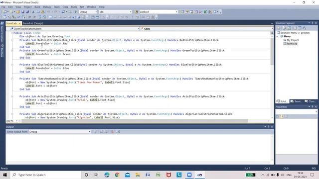 Class 18 MenuStrip, DataGridView and reportViewer Control In VB.NET --- PART A Malayalam Tutorials смотреть онлайн
