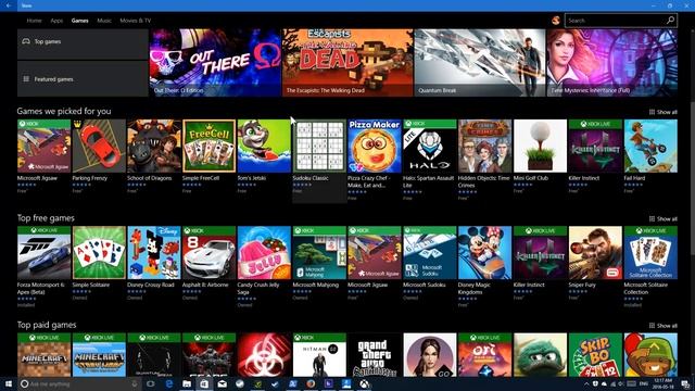 PC Demo of NEW Windows 10 STORE Anniversary UPDATE смотреть онлайн
