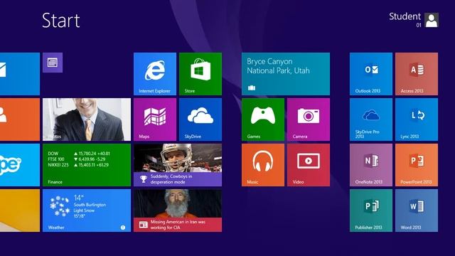 Windows 8 1: Using the Start Screen смотреть онлайн