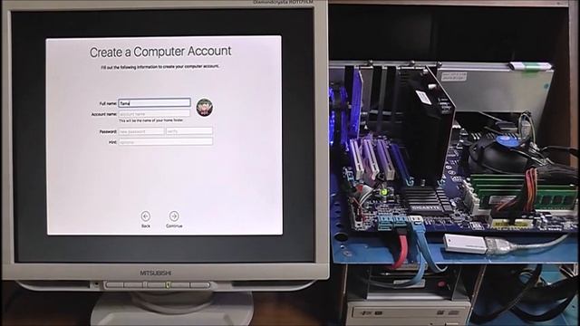 Test installation of the macOS Sierra by the UniBeast смотреть онлайн