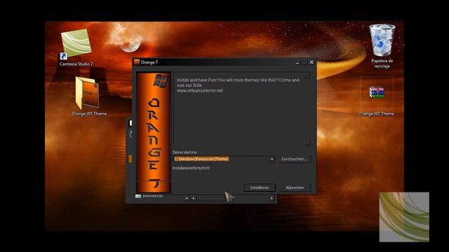 Tutorial Cambiar Tema de Windows 7(Por El Orange 7) смотреть онлайн