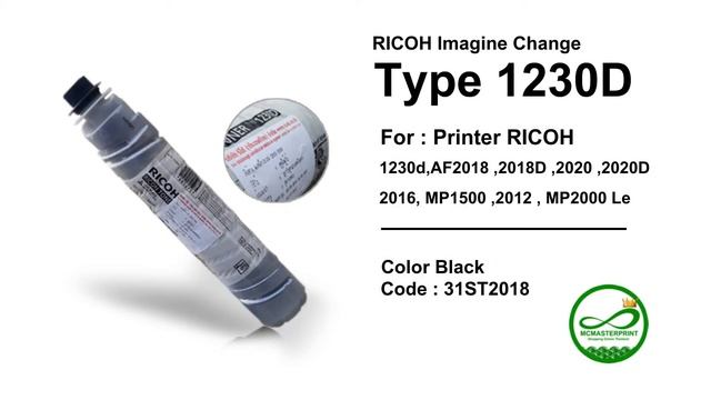 หมึกเครื่องถ่ายเอกสารริโก้ RICOH MP2000LE ของแท้ Original смотреть онлайн
