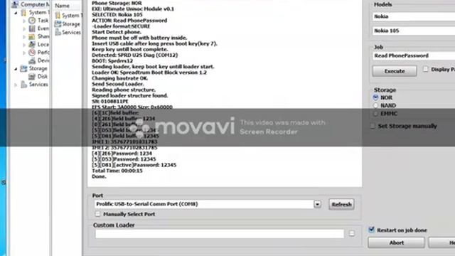 Nokia 105 unlock no data loss one 1 click UMT dongle boot key 7 смотреть онлайн