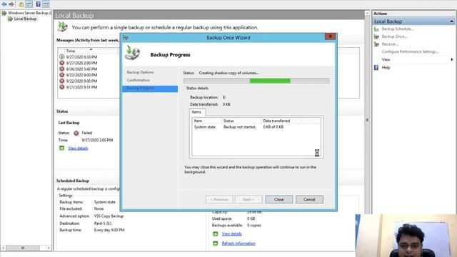 How to configure Server System State backup Step by Step | Become System Admin. смотреть онлайн