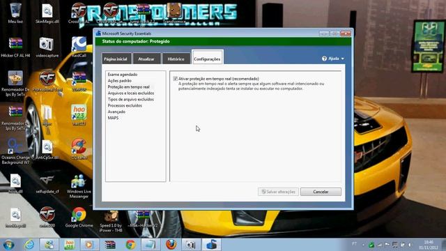 Como desativar o Ant Virus Microsoft Security Essentials смотреть онлайн