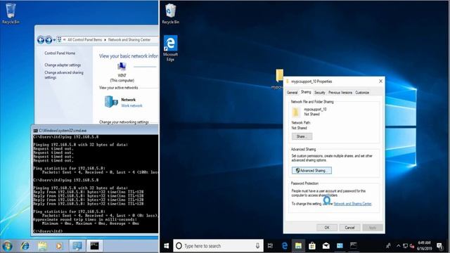 how to share folder pc to pc - shared folder windows 10 - computer networking (tutorial) смотреть онлайн