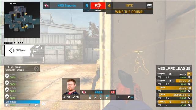 CS:GO - NRG vs. INTZ [Cache] Map 1 - Group A - ESL Pro League Season 9 Americas смотреть онлайн
