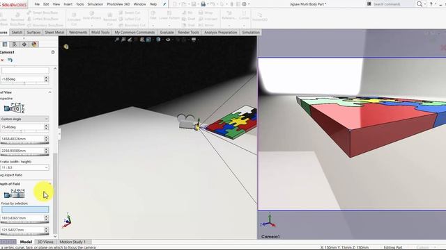 DK SolidWorks Dec. training Forced Perspective and Depth of Field смотреть онлайн