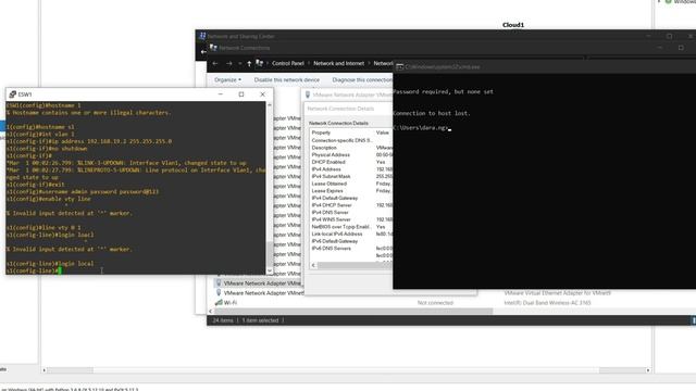 configura telnet in cisco switch by using gns3 смотреть онлайн