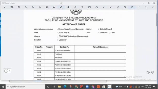 How to use Xodo (PDF annotator) to mark Attendance смотреть онлайн