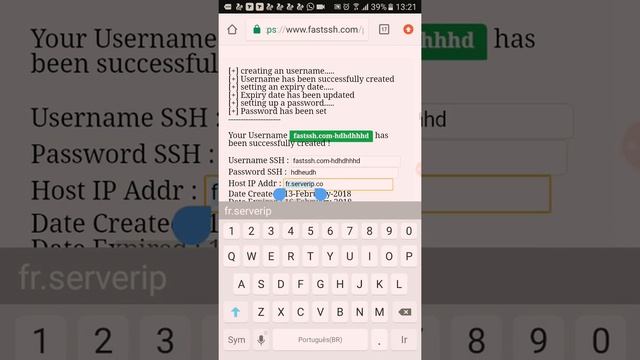 Como criar conta ssh fácil e rápido para http injector смотреть онлайн