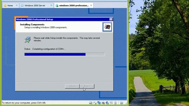 installation Of windows 2000 professional SP4 смотреть онлайн