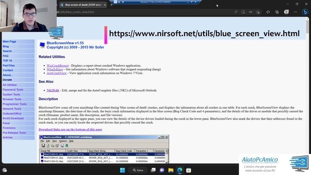 Schermata blu BSoD di Windows: Come interpretarla? | AiutoPcAmico смотреть онлайн