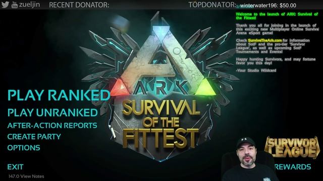 *** Now Over *** Streaming Ark Survival of the Fittest Sub Warz twitch.tv/zueljin смотреть онлайн