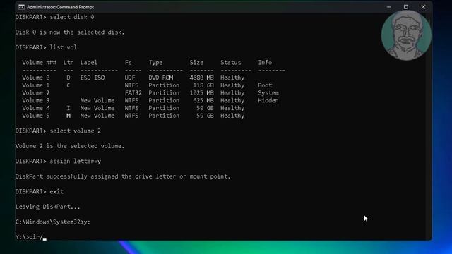 How to Find System Files In Reserved Partition EFI / GPT смотреть онлайн