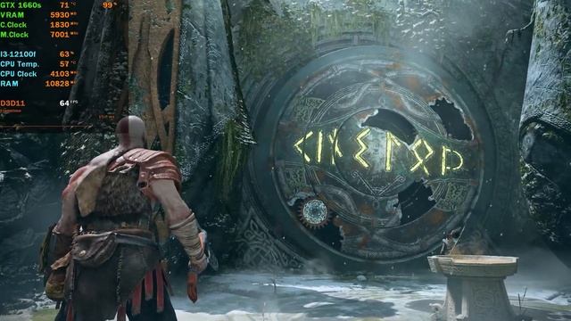 God of War 2018 on GTX 1660 Super & Intel I3 12100f | Benchmark смотреть онлайн