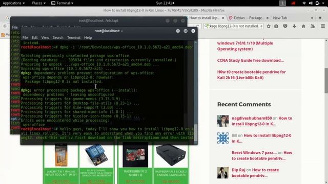 HOW TO INSTALL LIBPNG 12-0 ON KALI LINUX 2017 смотреть онлайн