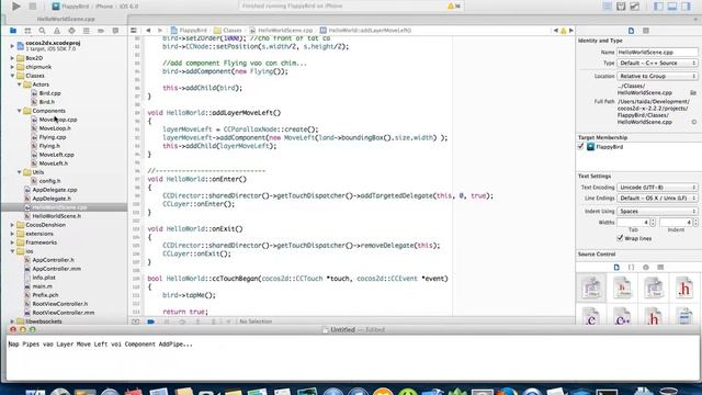 Make your own Flappy Bird game - (update source to cocos2d-x 3.5) (full code tutorial) смотреть онлайн