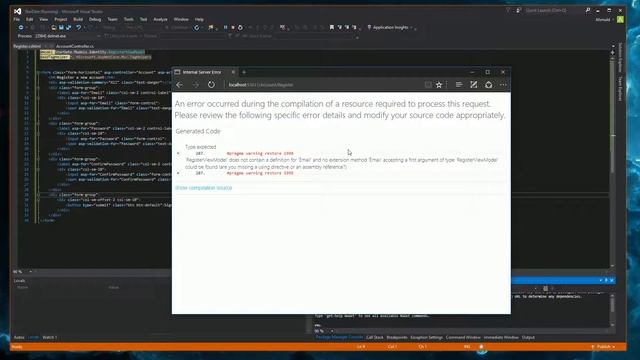 Creating a .NET Core 1.1 MVC Web Application from scratch - Part 6 - Adding the Views смотреть онлайн