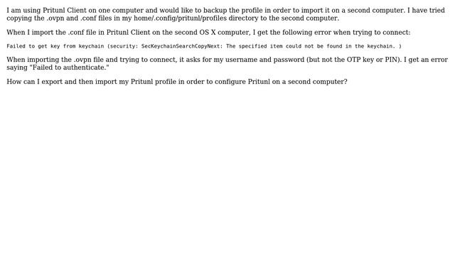 DevOps & SysAdmins: How to backup a Pritunl Client profile? смотреть онлайн