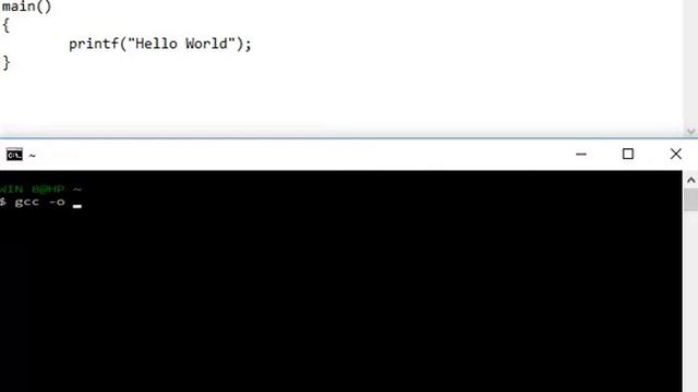 Hello World using Cygwin in Windows 10 смотреть онлайн