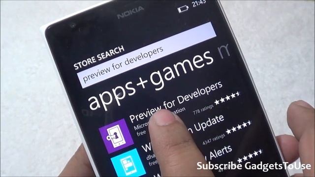Quick Update Windows Phone 8 to 8.1 With Preview for Developers and App Studio смотреть онлайн