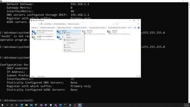 Windows CMD Configurar IPV4 Comando Netsh смотреть онлайн