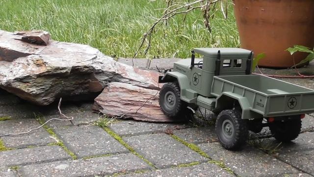 Heng Long 1/16 military truck hobby grade conversion Part 5 : early test run смотреть онлайн