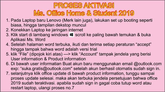 Cara Aktivasi Microsoft Office Home & Student 2019 Original | Laptop Lenovo & HP Series смотреть онлайн