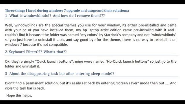 windows 7 : windowblinds , keyboard filters and disappearing task bar solutions . смотреть онлайн