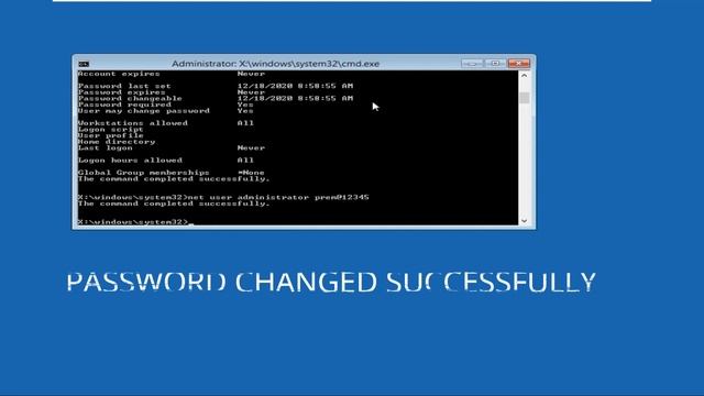 Windows User Account Password Changing Through CMD Prompt. Changing Password Of Windows. CMD prompt смотреть онлайн